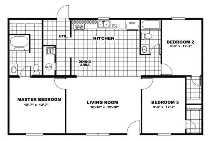 2023 TRU Clayton Excitement Mobile Home - 3BR/2BA - 28x44 -1159 sqft - FL - Image 11