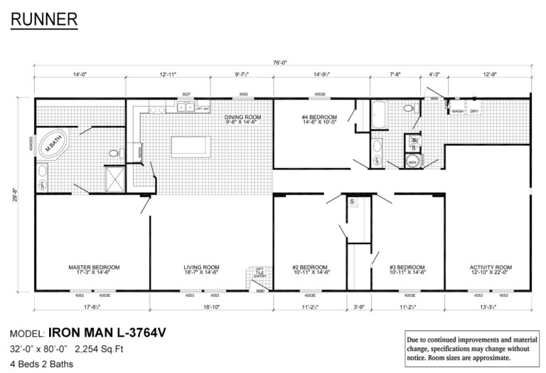 2023 Live Oak - Iron Man L-3764V - 4BR/2BA -  32x80 - 2254 sq ft - Image 15