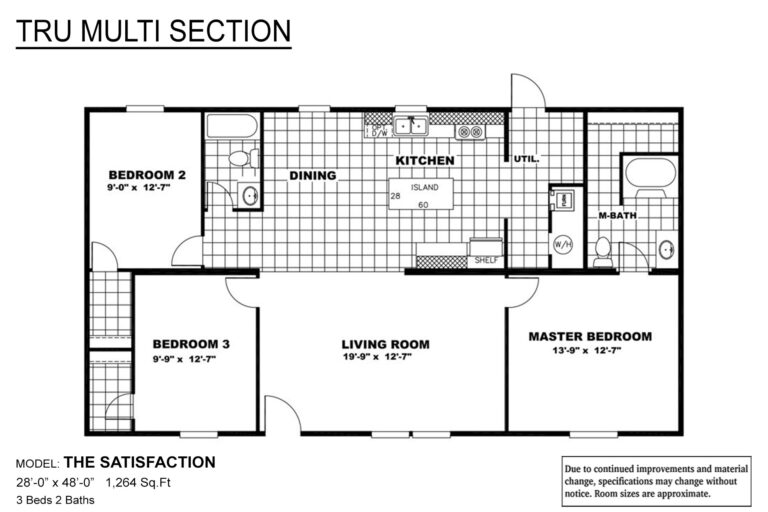 2023 TRU Clayton - Satisfaction Mobile Home - 3BR/2BA - 28x48 - 1264 sqft - FACTORY DIRECT - Florida - Image 21