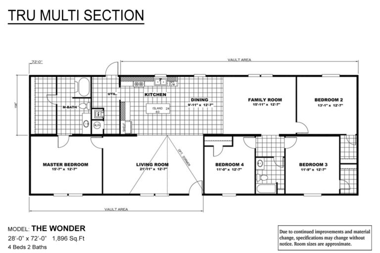 2023 TRU Clayton Wonder Mobile Home - DoubleWide- 4BR/2BA - 28x72 - 1896 sqft - FACTORY DIRECT - Florida - Image 21