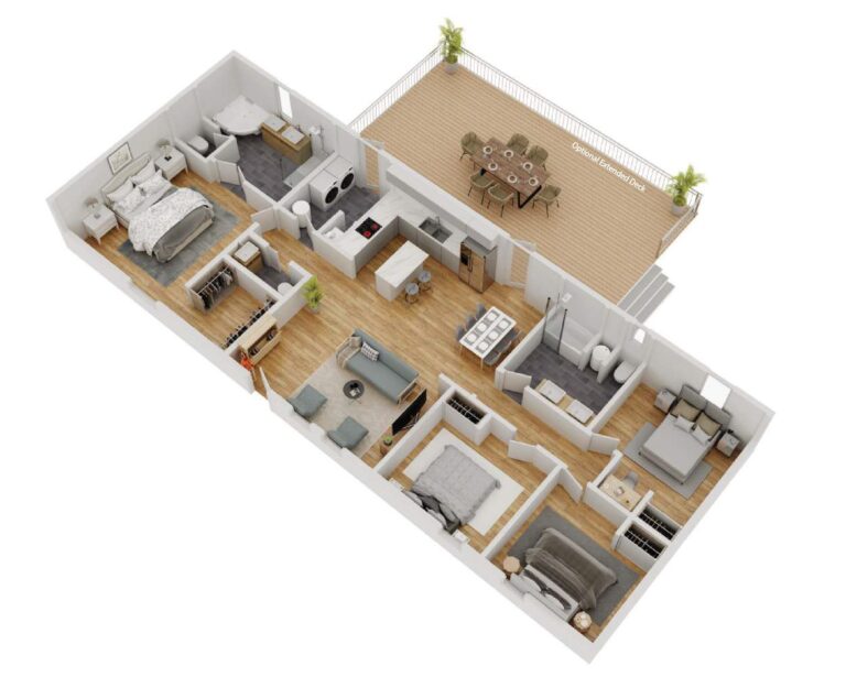 2023 Westbrook House - Stick Built- 4BR/2.5BA - 24x66 -1584 sqft - Image 4