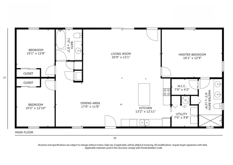 2023 The Villa - Stick Built Home - 3BR/2BA - 27x56 - 1513 sqft - Image 8