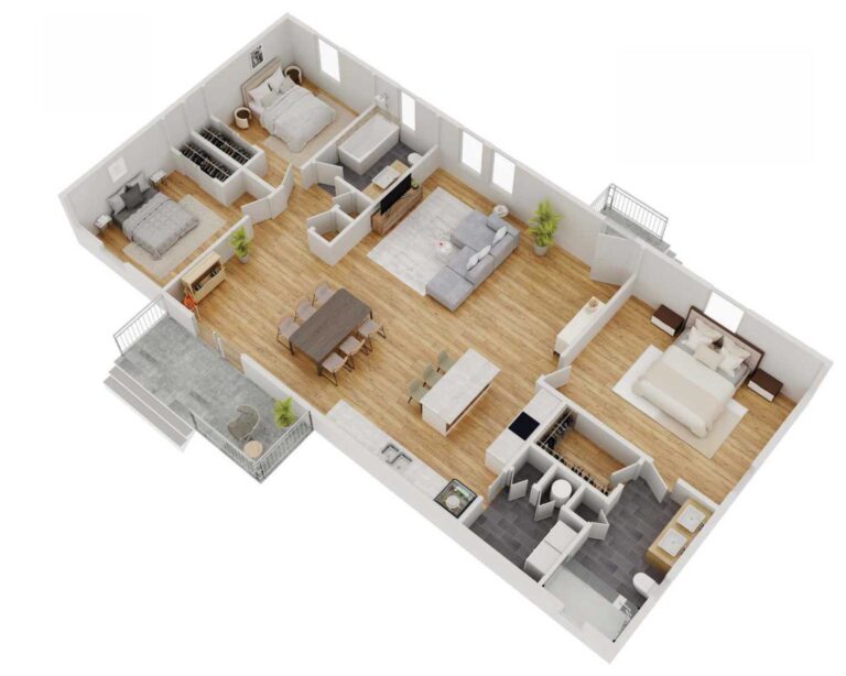 2023 The Villa - Stick Built Home - 3BR/2BA - 27x56 - 1513 sqft - Image 7