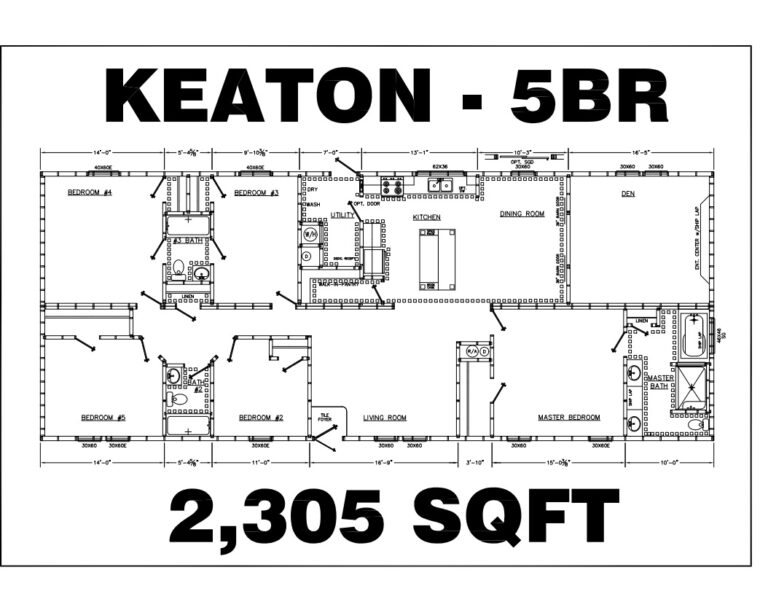 2023 TownHomes Coastal Series - Keaton Mobile Home - 4BR/3BA - 30x76 - 2305 sqft - Image 18