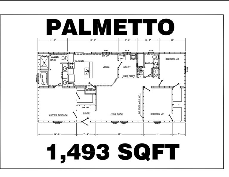 2023 TownHomes Palmetto - HUD or Modular Built - 3BR/2BA – 26×48 – 1493 sqft - Image 17