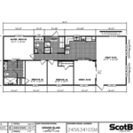 2023 Scotbilt Homes - Grand Slam 2456341 Mobile Home - 4BR/2BA - 24x60 - 1260 sqft - Image 6