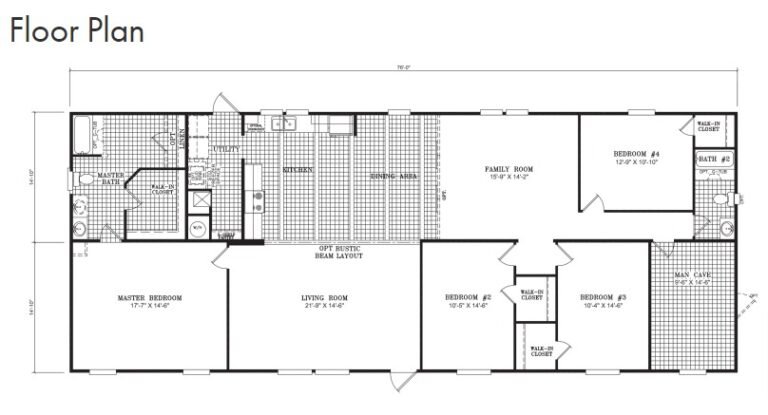 2023 Champion Legend 3276340 Mobile Home - Doublewide - 4BR/2BA - 28x76 - 2254 sqft