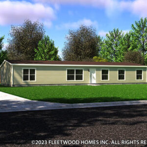 2024 Fleetwood Mobile Home 3Br/2BA 24x40 (933 Sq Ft) - .625 Acres - Punta Gorda. FL
