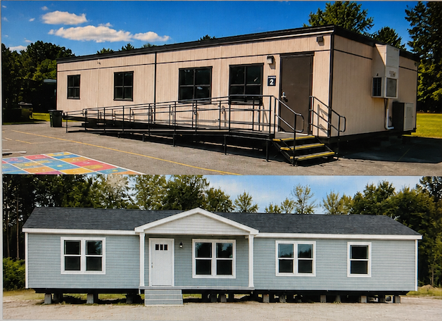 Images of Modular Classroom and Home